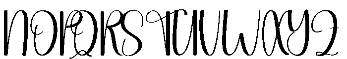 Cute Holiday Font UPPERCASE