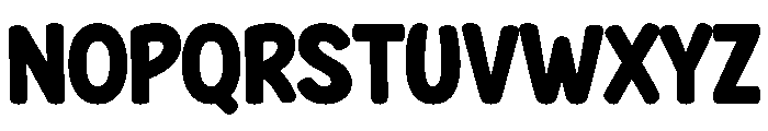 Cute Humble Regular Font UPPERCASE