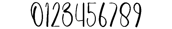 Cute January Font OTHER CHARS