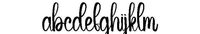 Cute January FONT
