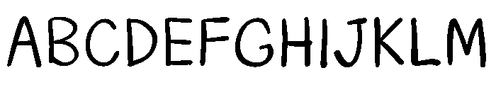 Cute Kids Fu Font UPPERCASE