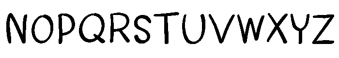 Cute Kids Fu Font UPPERCASE