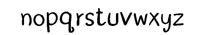 Cute Kids Fu Font LOWERCASE
