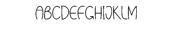 Cute Kitchen Font UPPERCASE
