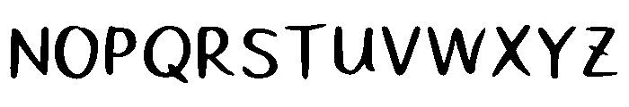 Cute Kiyo Regular Font UPPERCASE