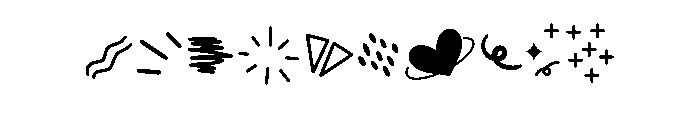 Cute Lines Font OTHER CHARS