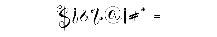 Cute Lover Font OTHER CHARS