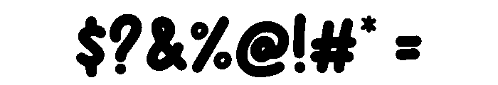 Cute Molina Regular Font OTHER CHARS