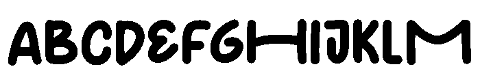 Cute Molina Regular Font UPPERCASE