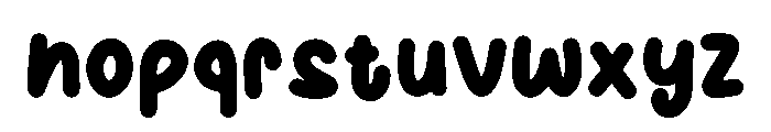 Cute Molina Regular Font LOWERCASE