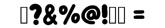 Cute Mom Regular Font OTHER CHARS