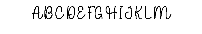 Cute Mom Font UPPERCASE