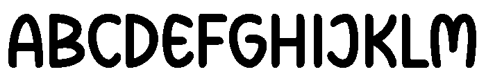 Cute Mona Font UPPERCASE
