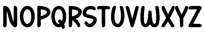 Cute Mona Font UPPERCASE