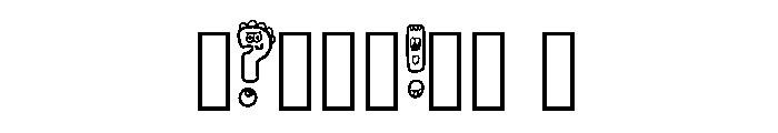 Cute Monsters Cartoon B Regular Font OTHER CHARS