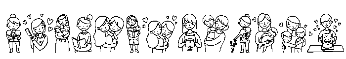 Cute Mothers Font LOWERCASE