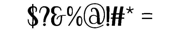 Cute Nuna Regular Font OTHER CHARS