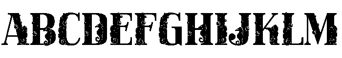 Cute Ocean Font UPPERCASE