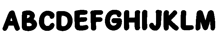 Cute Pop Regular Font UPPERCASE
