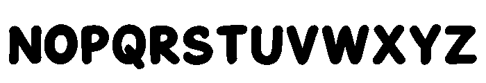 Cute Pop Regular Font LOWERCASE