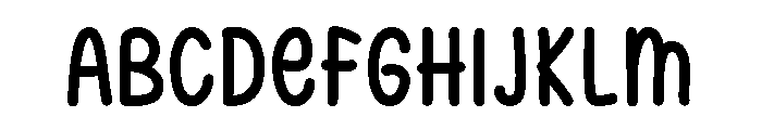 Cute Pretty Regular Font UPPERCASE