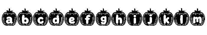 Cute Pumpkin Black FONT
