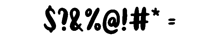 Cute Reliano Regular Font OTHER CHARS