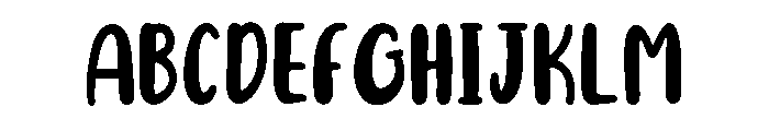 Cute Reliano Regular Font UPPERCASE