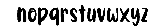 Cute Reliano Regular Font LOWERCASE