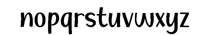 Cute Rinka Font LOWERCASE