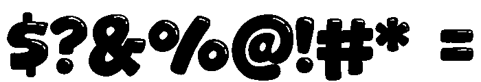 Cute Riot Regular Font OTHER CHARS