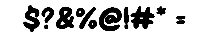 Cute Salira Regular Font OTHER CHARS