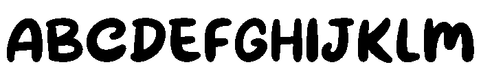 Cute Salira Regular Font UPPERCASE