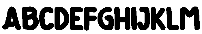 Cute Santa Regular Font UPPERCASE
