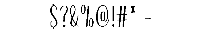 Cute Signature Font OTHER CHARS