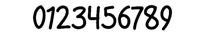 Cute Simple Writing Regular Font OTHER CHARS