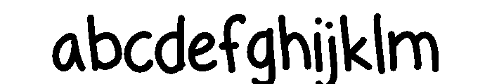 Cute Simple Writing Regular FONT