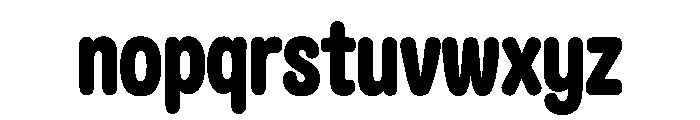 Cute Simple Font LOWERCASE
