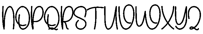 Cute Single Font UPPERCASE