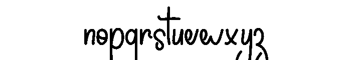Cute Single Font LOWERCASE