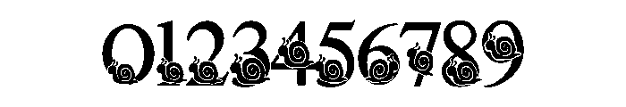Cute Snail Font OTHER CHARS