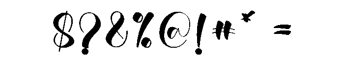 Cute Snowy Font OTHER CHARS