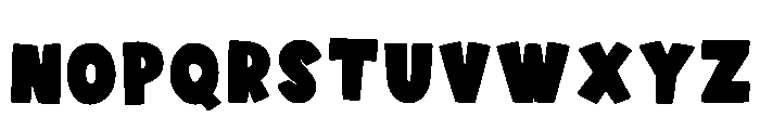 Cute Stacked Regular Font LOWERCASE