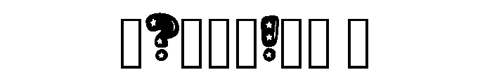 Cute Star By Squeeb Cre Regular Font OTHER CHARS