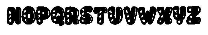 Cute Star By Squeeb Cre Regular Font UPPERCASE