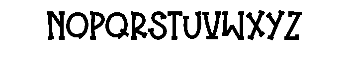 Cute Stikers Font UPPERCASE