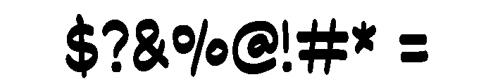 Cute Story Regular Font OTHER CHARS