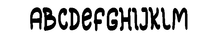 Cute Story Regular Font UPPERCASE