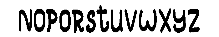Cute Story Regular Font LOWERCASE