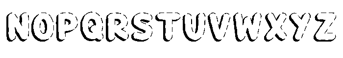 Cute Strip Regular Font UPPERCASE